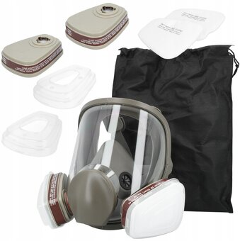 Celotvárová maska 3M + filtre - 11