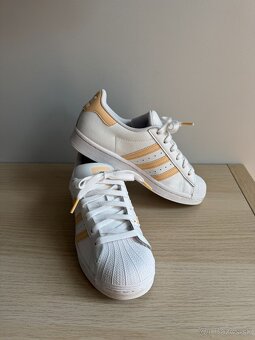 Adidas Superstar Cloud White Glow Orange - 11