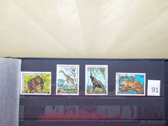 Poštové známky č.428 - FAUNA SVETA V. - 19 sérií - 11