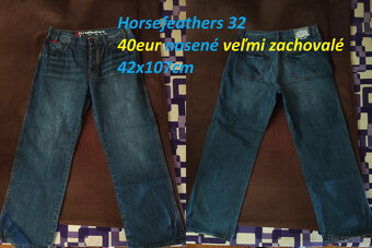 Riflové joggery a Riflové kapsáče Gate, Rifle Horsefeathers - 11