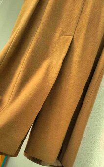 Dámsky dlhý kabát pieskovej farby, L/XL, 40/42 - 11