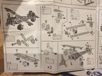 2 x stavebnica Merkur a 1x stavebnica Meccano - 11