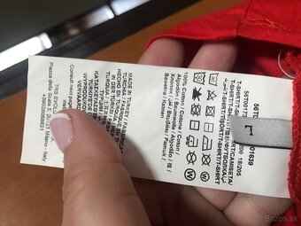 TRUSSARDI originál Red damske tricko L - 11