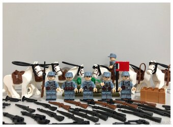 Rôzne sety vojakov 6 + doplnky - typ lego - nové - 11