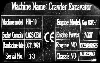 Predam minibager HT08 komplet s 9doplnkami Macao Yanmar MPT - 11