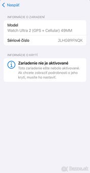 Apple Watch Ultra 2 49mm Black Cellular nové rok záruka - 11