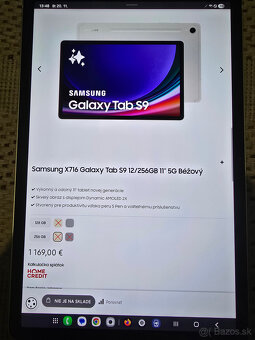 Samsung Galaxy Tab S9 12GB/256GB WIFI + 5G - 11