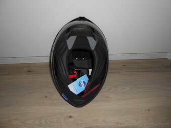 Predam krasnu novu karbonovu moto prilbu znacky SHARK SPARTA - 11