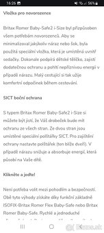 Detské vajíčko Britax Romer BabySafe Isize Burgundy - 11