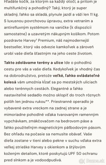 EASYWALKER Kočík kombinovaný Harvey⁵ Premium Pearl Taupe XXL - 11