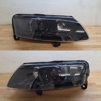 Bi-led svetlá audi A6 c6 facelift - 11
