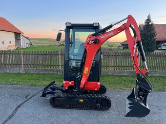 Minibagr Kubota KX018-4 hyd.podvozek+hyd.svahovka - 11