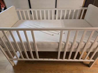 Detská postieľka 2v1 WOODIES Classic Cot Bed 140x70 - 11