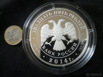 Ruské strieborné zberateľské mince - 3 ruble (zriedkavé) - 11