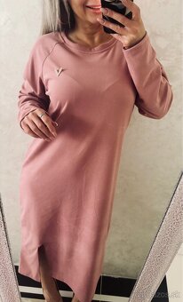 Damske talianske jemnučke maxišaty pinky - 11