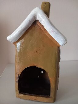 Keramický domček na čajovku 20,5x11,5x7,5 cm - 11