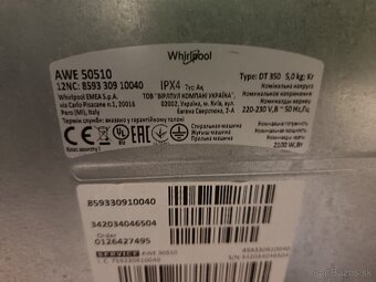 Práčka whirpool úzka 40 cm s dovozom v bratislave gratis - 11