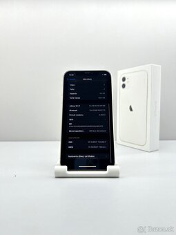 iPhone 11 WHITE NOVÁ BATÉRIA 100% - 11