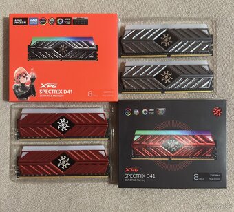 32GB XPG DDR4 3200mhz CL16 8GB RGB RAM STICKS - 4x8GB kit - 11