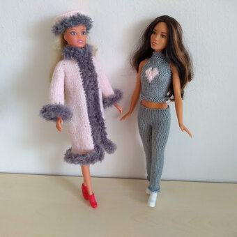 Kožuch plášť rolák na babiky barbie všetky rainbow high ken - 11