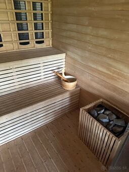 Sauna fínska a infra + ležadlá 2ks - 11