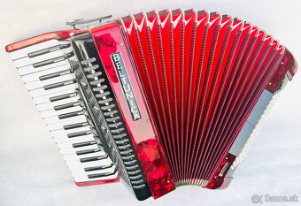 Nový akordeón BELTUNICA VIVALDI 80 basový- krásny zvuk, ľahu - 11