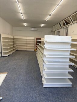 Obchodné regály - biela a antracit - 11