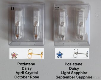 Pozlatene nausnice - Studex. - 11