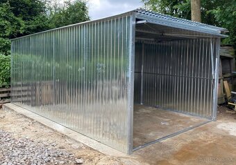 Plechová Garáž 3x6 Doprava montáž ZDARMA po SLOVENSKU - 11