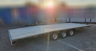 Predam privesny vozik 3500kg 3-napravy 6x2m  - 11