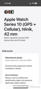 Predám Apple Watch Series 10 (GPS + Cellular) 42mm - 11