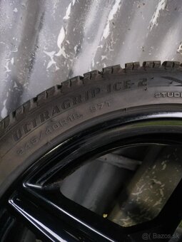 ❄️4ks alu disky orig. AMG 5x112 R18 dvojrozmer 7mm pneu - 11