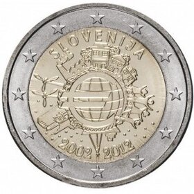 2€ UNC v ochrannej bublinke euro mince  pamatne na predaj - 11