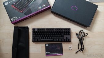 Cooler Master MK730, cervene spinace, RGB, TKL - 11