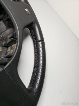 Športový kožený trojramenný volant BMW - 11