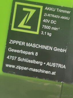 Zipper aku krovinorez set - 11