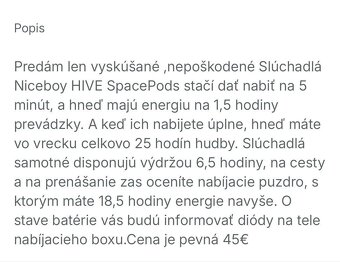 Slúchadlá Niceboy Hive SpacePods - 11