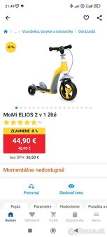odrážadlo a kolobežka MoMi ELIOS 2v1 - 11