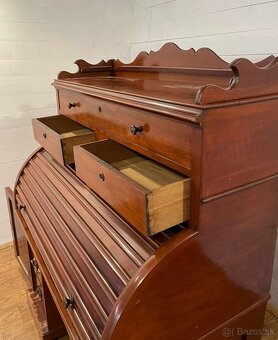 Stôl písací roletový ” Biedermeier ” ( 141 ) . - 11