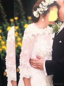 Ručne vyšívané svadobné šaty Príbeh víly - 11