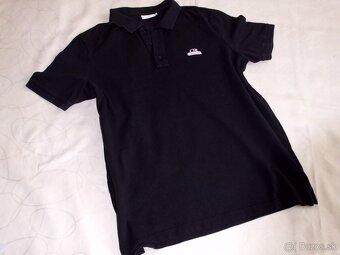 Calvin Klein pánske pólo tričko čierne XL - 11