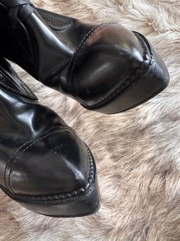 Gucci - luxusné kožené čižmy - 11
