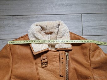 Dámská kožená bunda s beránkem velikost 40 (M) - 11