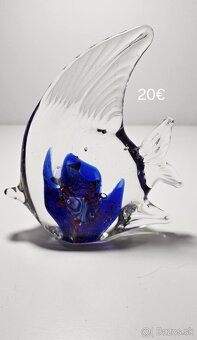 Sklenené ryby, dekorácie - 11