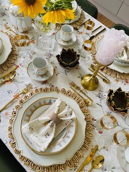 Luxusná Československá obedová a kávová súprava nová - 11