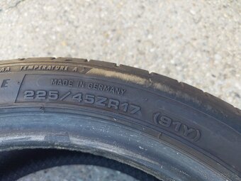 225/45R17 DUNLOP letné pneumatiky 2ks - 11