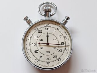 Sovietske vojenske masivne stopky chronometer v krabici - 11