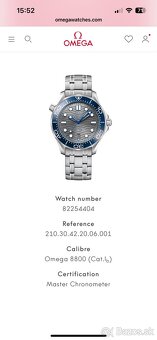 Omega Seamaster 300M 42mm - nové 6320,-€ - 11