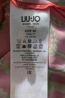 LIU JO monogram nenosene luxusne damske saty S/M - 11