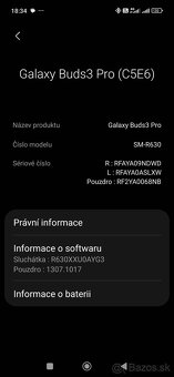 Nova sluchátka Samsung Galaxy Buds 3 Pro + záruka Samsung - 11